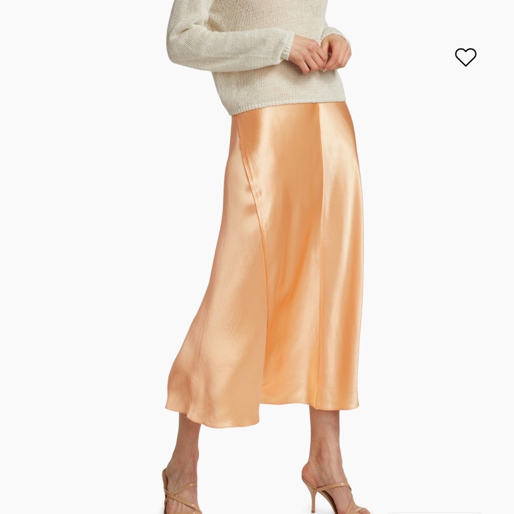 〰️ vince silk skirt